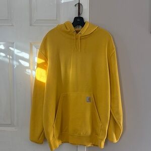 Carhartt Men's Bright Yellow Hoodie